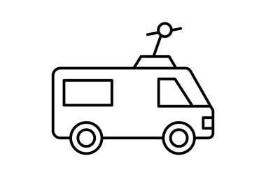 Mobil Komut Aracı, vektör, piksel mükemmel, illüstratör dosyası