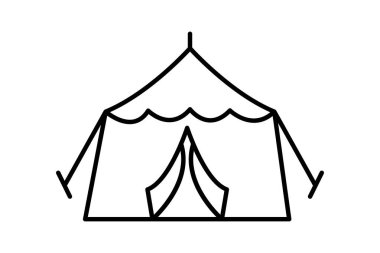 Çocuk bakımı çadırı, vektör, piksel mükemmel, illüstratör dosyası