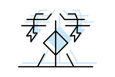 Güç Sistemi, vektör, piksel mükemmel, illüstratör dosyası