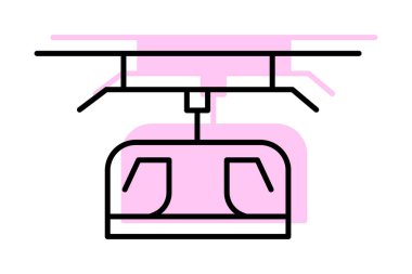 Monoray Sistemi, vektör, piksel mükemmel, illüstratör dosyası