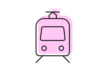 Işık Demiryolu Transit, vektör, piksel mükemmel, illüstratör dosyası