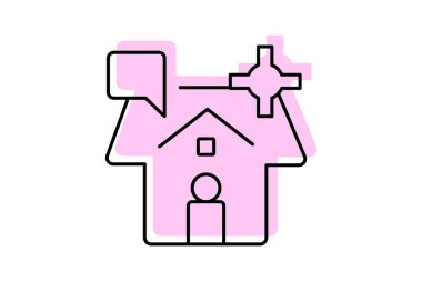 Acil Operasyon Merkezi, vektör, piksel mükemmel, illüstratör dosyası