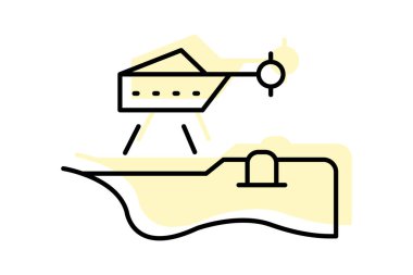 Arama ve Kurtarma Üssü, vektör, piksel mükemmel, illüstratör dosyası