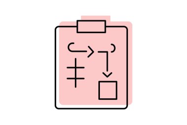 Olay Haritalama Panosu, vektör, piksel mükemmel, illüstratör dosyası