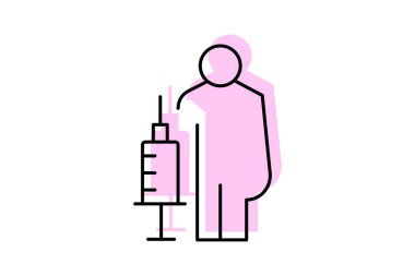 Kütle Aşılama Sitesi, vektör, piksel mükemmel, illüstratör dosyası