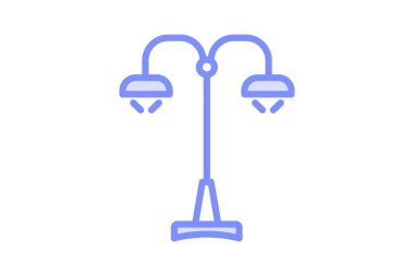 Sokak Işıklandırma, vektör, piksel mükemmel, illüstratör dosyası