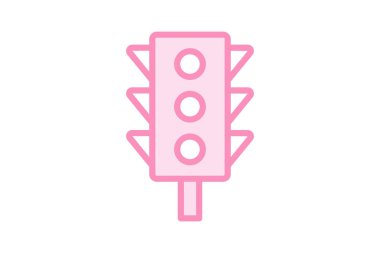 Trafik sinyali, vektör, piksel mükemmel, illüstratör dosyası