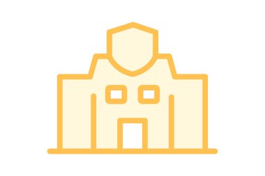 Polis Merkezi, vektör, piksel mükemmel, illüstratör dosyası