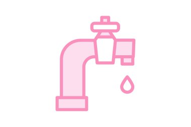 Su dağıtım noktası, vektör, piksel mükemmel, illüstratör dosyası