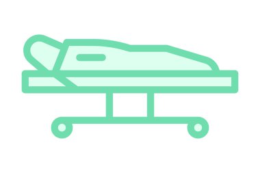 Geçici Morg, vektör, piksel mükemmel, illüstratör dosyası