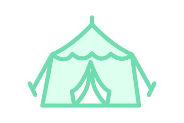 Çocuk bakımı çadırı, vektör, piksel mükemmel, illüstratör dosyası