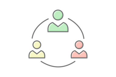 Topluluk Merkezi, vektör, piksel mükemmel, illüstratör dosyası