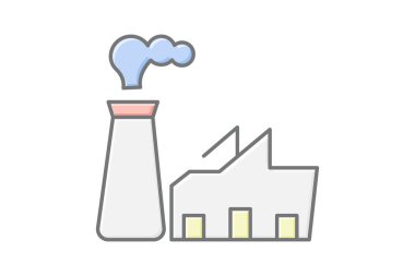 Atık Yönetim Tesisi, vektör, piksel mükemmel, illüstratör dosyası