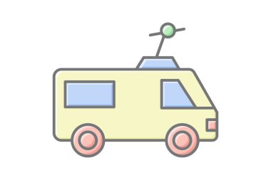 Mobil Komut Aracı, vektör, piksel mükemmel, illüstratör dosyası