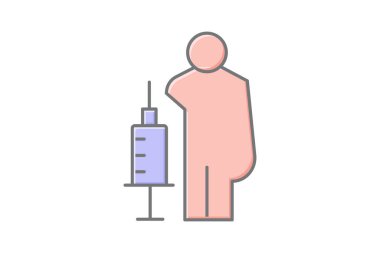 Kütle Aşılama Sitesi, vektör, piksel mükemmel, illüstratör dosyası