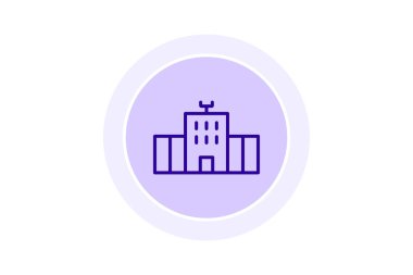 Hapishane Tesisi, vektör, piksel mükemmel, illüstratör dosyası