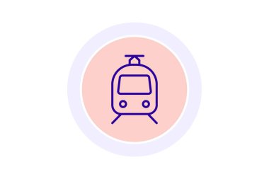 Işık Demiryolu Transit, vektör, piksel mükemmel, illüstratör dosyası