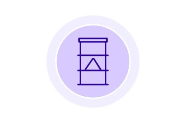 Tehlikeli Madde Depolama, vektör, piksel mükemmel, illüstratör dosyası