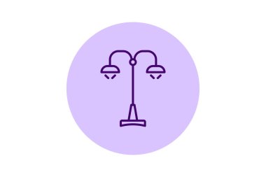 Sokak Işıklandırma, vektör, piksel mükemmel, illüstratör dosyası