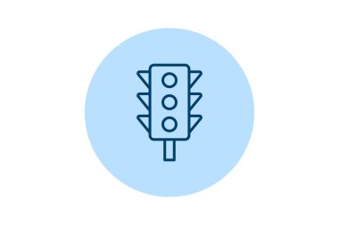 Trafik sinyali, vektör, piksel mükemmel, illüstratör dosyası