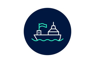 Liman Tesisi, vektör, piksel mükemmel, illüstratör dosyası