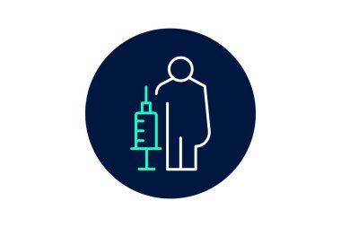 Kütle Aşılama Sitesi, vektör, piksel mükemmel, illüstratör dosyası