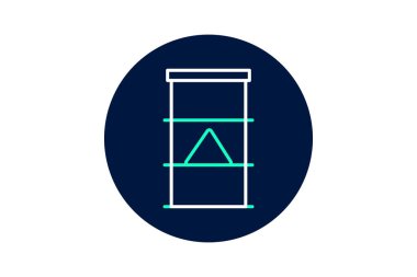 Tehlikeli Madde Depolama, vektör, piksel mükemmel, illüstratör dosyası