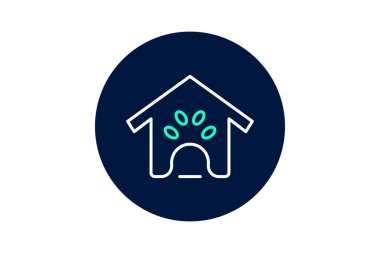 Acil Hayvan Barınağı, vektör, piksel mükemmel, illüstratör dosyası