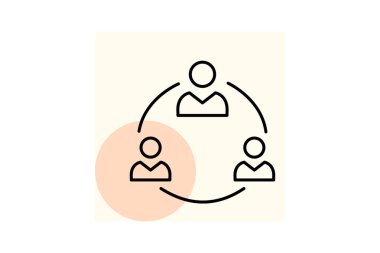 Topluluk Merkezi, vektör, piksel mükemmel, illüstratör dosyası