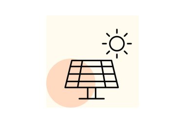 Güneş Çiftliği, vektör, piksel mükemmel, illüstratör dosyası