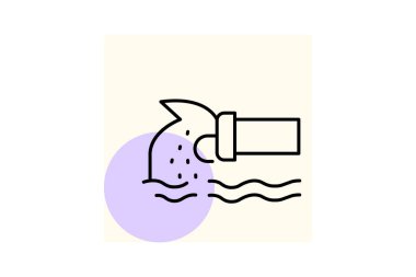 Fırtına Kanalizasyon Sistemi, vektör, piksel mükemmel, illüstratör dosyası