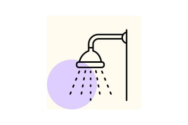 Temizleme Duş, vektör, piksel mükemmel, illüstratör dosyası