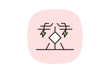 Güç Sistemi, vektör, piksel mükemmel, illüstratör dosyası