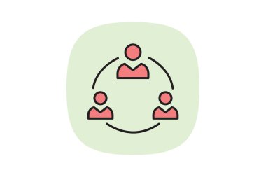 Topluluk Merkezi, vektör, piksel mükemmel, illüstratör dosyası