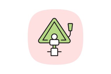 Trafik Yönetim Merkezi, vektör, piksel mükemmel, illüstratör dosyası