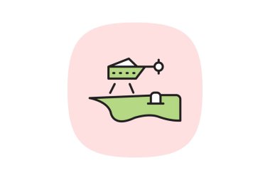 Arama ve Kurtarma Üssü, vektör, piksel mükemmel, illüstratör dosyası