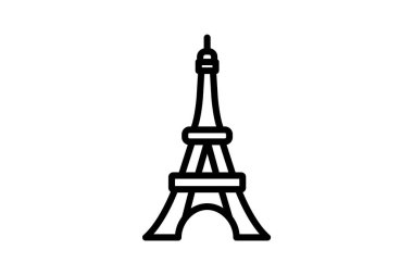 Eyfel Kulesi, vektör, piksel mükemmel, illüstratör dosyası