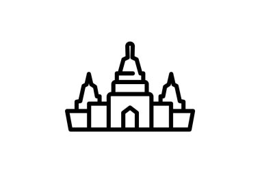 Angkor Wat, vektör, piksel mükemmel, illüstratör dosyası