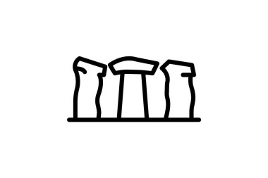 Stonehenge, vektör, piksel mükemmel, illüstratör dosyası