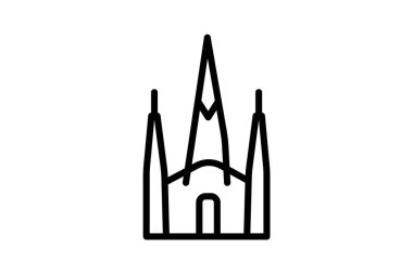 Sagrada Familia, vektör, piksel mükemmel, illüstratör dosyası