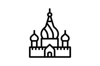 Moskova Kremlin, vektör, piksel mükemmel, illüstratör dosyası