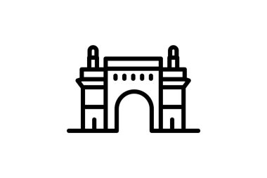 Hindistan 'ın Ağ Geçidi, vektör, piksel mükemmel, illüstratör dosyası