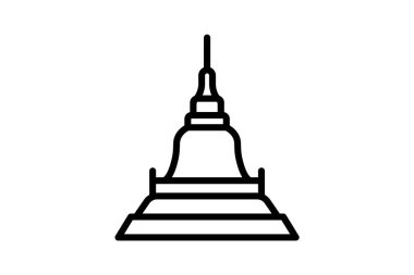 Wat Pho, vektör, piksel mükemmel, illüstratör dosyası