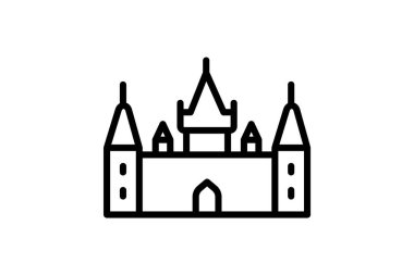 Chateau De Chambord, vektör, piksel mükemmel, illüstratör dosyası