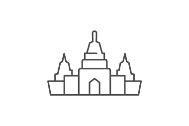 Angkor Wat, vektör, piksel mükemmel, illüstratör dosyası