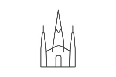 Sagrada Familia, vektör, piksel mükemmel, illüstratör dosyası