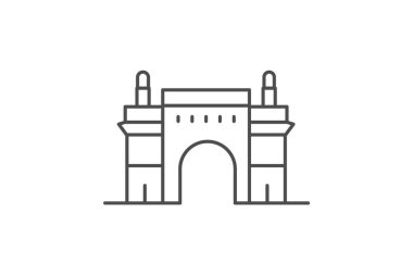 Hindistan 'ın Ağ Geçidi, vektör, piksel mükemmel, illüstratör dosyası