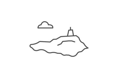 Robben Adası, vektör, piksel mükemmel, illüstratör dosyası