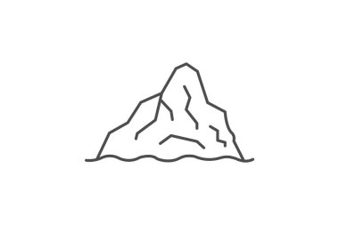 Taş Gibraltar, vektör, piksel mükemmel, illüstratör dosyası