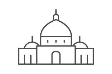 Aziz Peter Bazilikası, vektör, piksel mükemmel, illüstratör dosyası